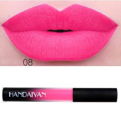 Charm color matte Velvet Matte Lip gloss lip matte glaze with matte lipstick liquid lasting authorization