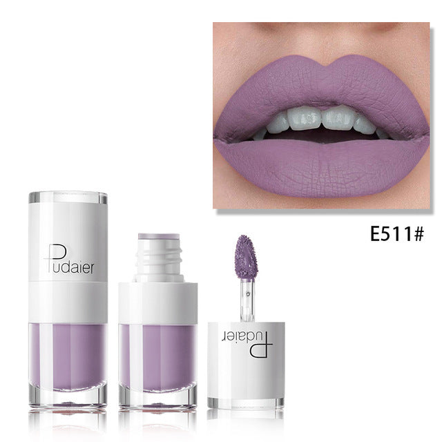 16-Color Matte Lipstick Set | White Bottle Lipstick 16 color white bottle matte lip | Ectron Online