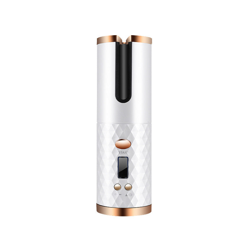 Ectron Online - Rechargeable Automatic Hair Curler for Women with LCD Display Rechargeable Automatic Hair Curler Women | Ectron Online