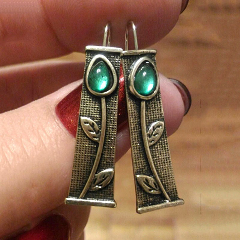 Vintage Mix Color Dangle Earrings - Bohemian Tribal Earrings | Ectron Online