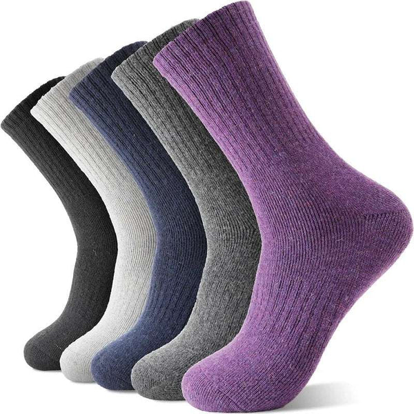 Unisex Thick Cashmere Blend Wool Tube Socks