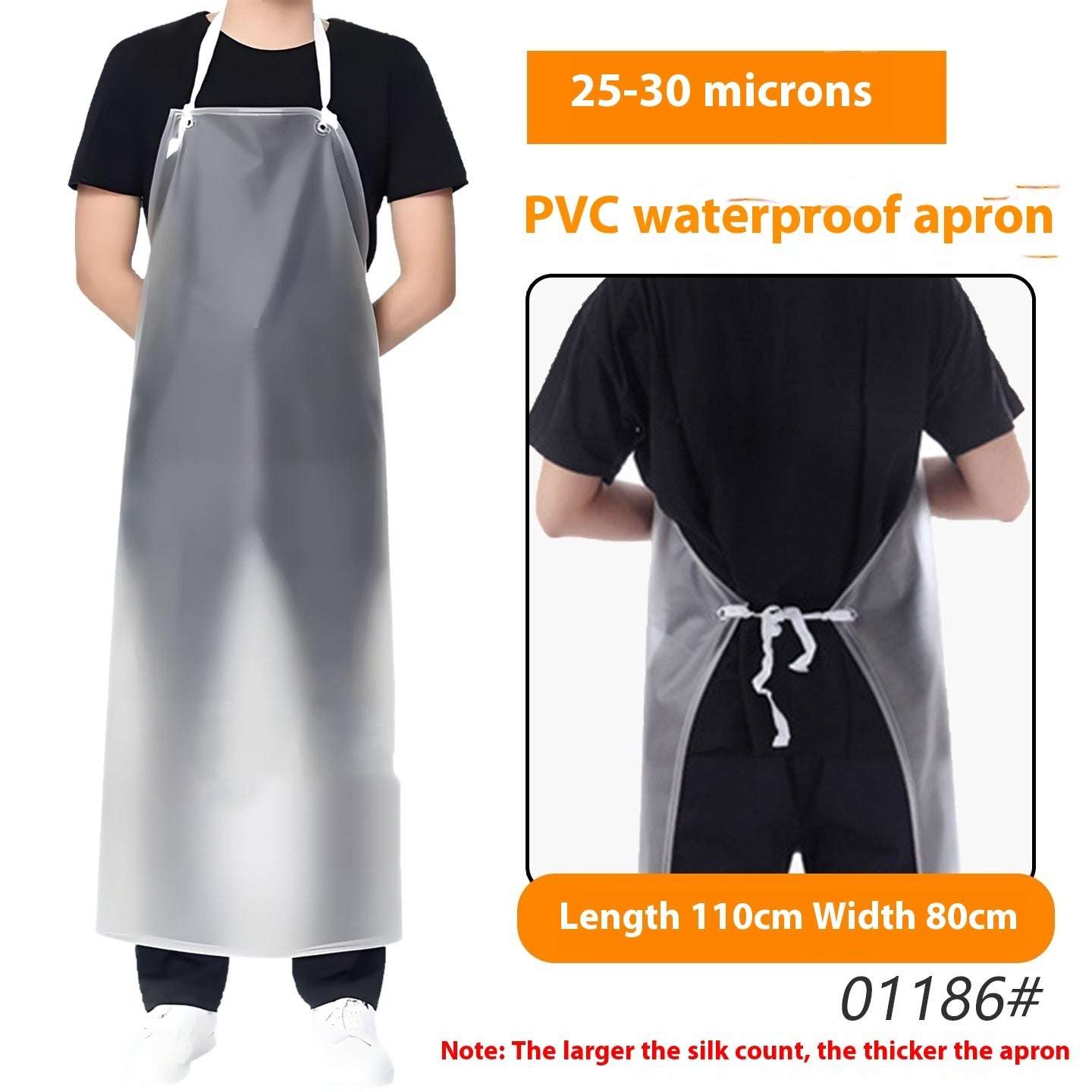 Thick Transparent PVC Apron Thick Transparent PVC Apron | Ectron Online