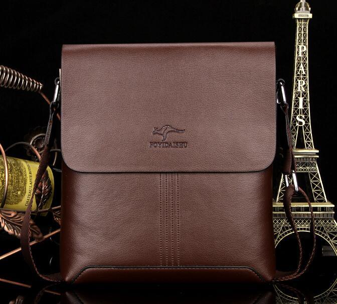 Solid Soft Leather Men's Messenger Bag Solid Soft Leather Men Messenger Bag | Ectron Online
