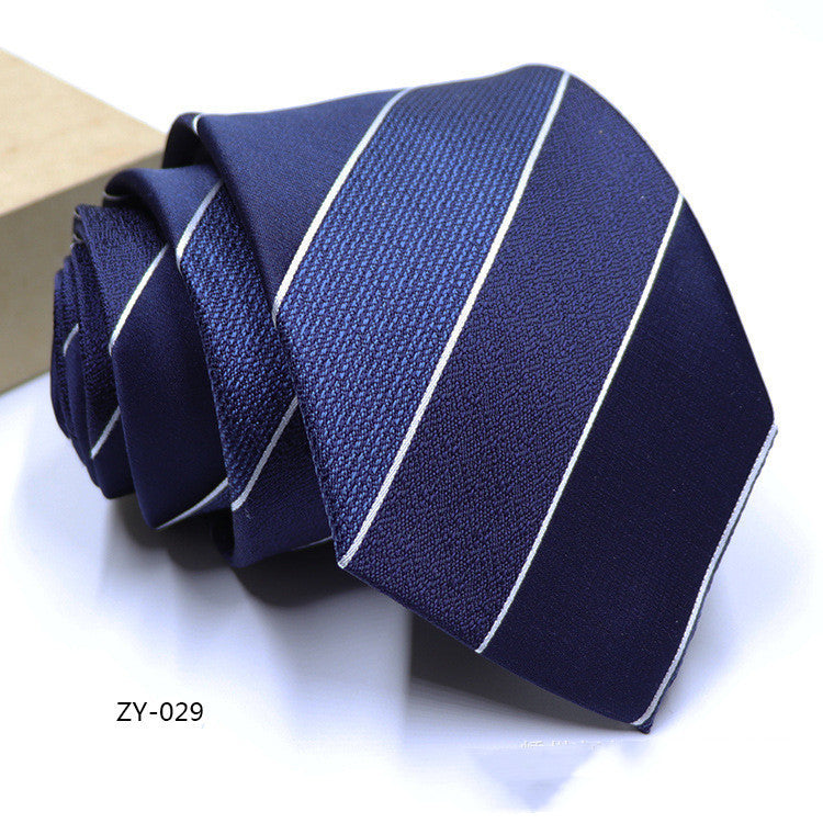 New Men's Hot Sale 1200D Striped Tie Men's Tie | Ectron Online