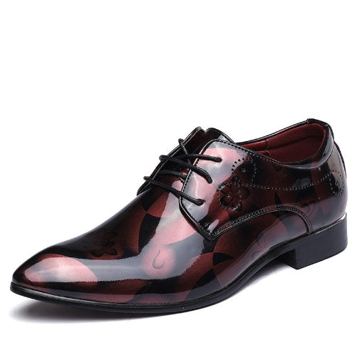 Trendy Pointed Men’s Leather Shoes – Large Size Fashion Trends pointed men's leather shoes barbe | Ectron Online