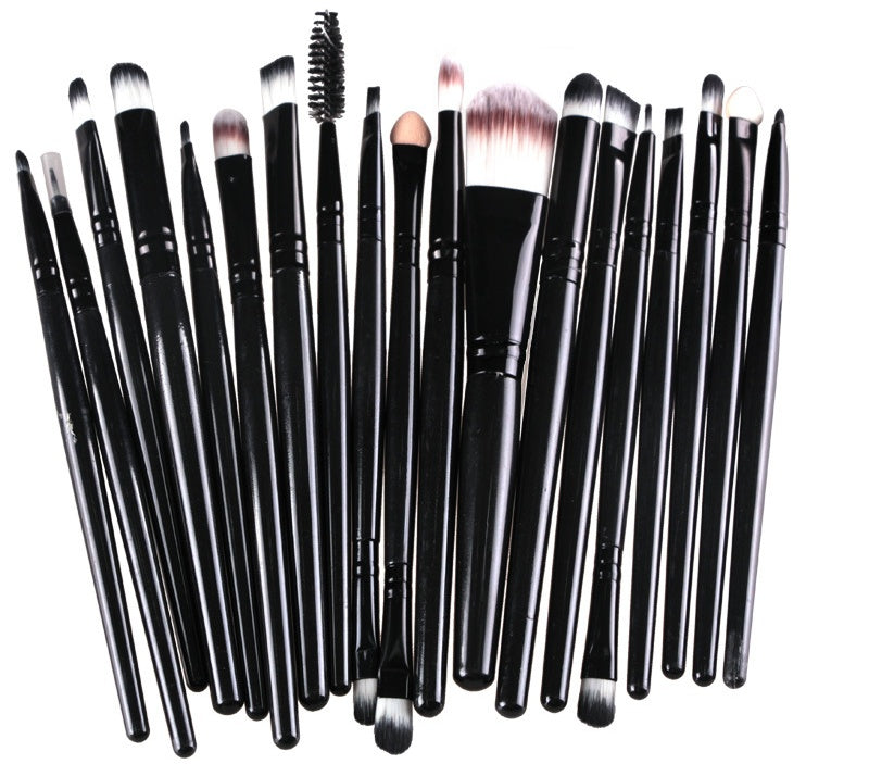 Makeup Brush Set: Powder, Blush & Eyeshadow Brushes Makeup brush set loose powder brush blus | Ectron Online