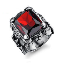 Titanium Steel Men's Zircon Ring Ring | Ectron Online