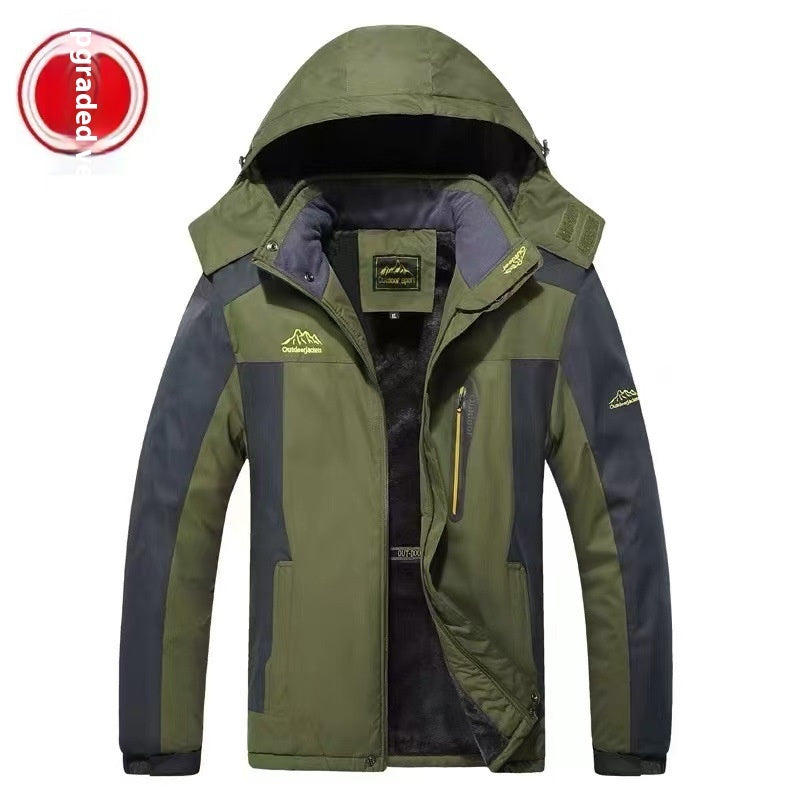 Men's Fleece Lined Hooded Parka
