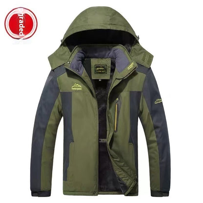 Men's Fleece Lined Hooded Parka