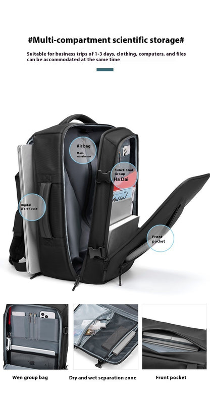 Large Capacity Business Oxford Cloth Vacuum Storage Backpack