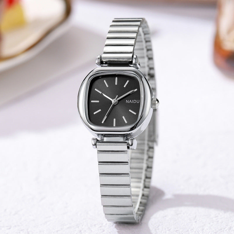 New Simple Small Square Steel Ladies' Watch Fashion Simple New Small Square Watch St | Ectron Online