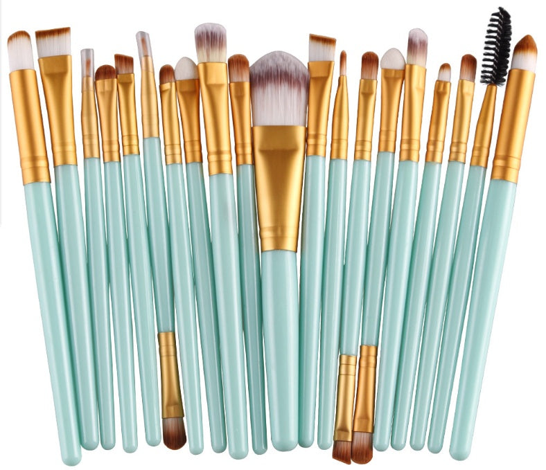 Makeup Brush Set: Powder, Blush & Eyeshadow Brushes Makeup brush set loose powder brush blus | Ectron Online