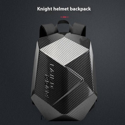 Motorcycle Knight Hard Shell Backpack Backpack