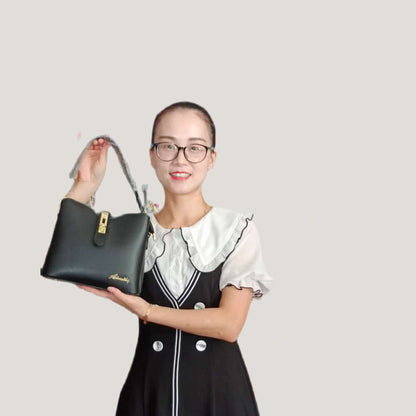 2-in-1 Exquisite Trendy Shoulder Bag Set - Luxury Leather Tote 2-in-1 Exquisite Trendy Women's Shoulder | Ectron Online