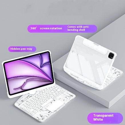 360 Swivel iPad Keyboard Case with Trackpad 360 Swivel Keyboard Clear Case For IPad | Ectron Online