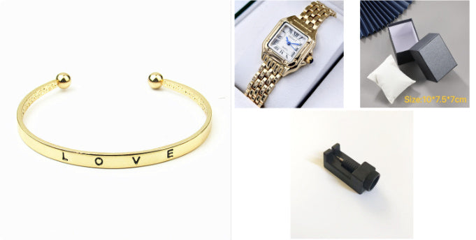 Fashionable Square Waterproof Watch Waterproof Women's Square Watch Fashion | Ectron Online
