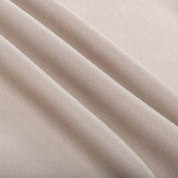 Khaki umbrella fabric panel with fine woven texture
