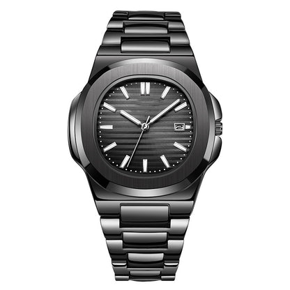 Fashion Steel Belt Calendar Luminous Watch Men Fashion Steel Belt Calendar Luminous Wat | Ectron Online
