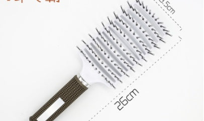 Anti-Tangle Detangler Hair Brush - Bristle & Nylon Scalp Massage Comb Hairbrush Anti Klit Brushy Haarborstel W | Ectron Online