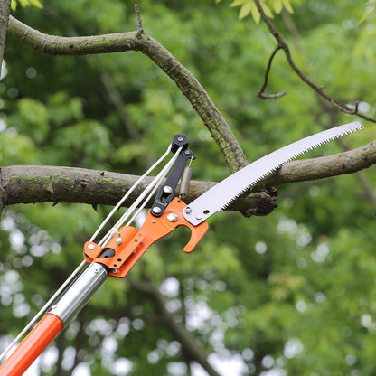 VEVOR 27 Ft Manual Pole Saw - Extendable Tree Pruner & Trimmer
