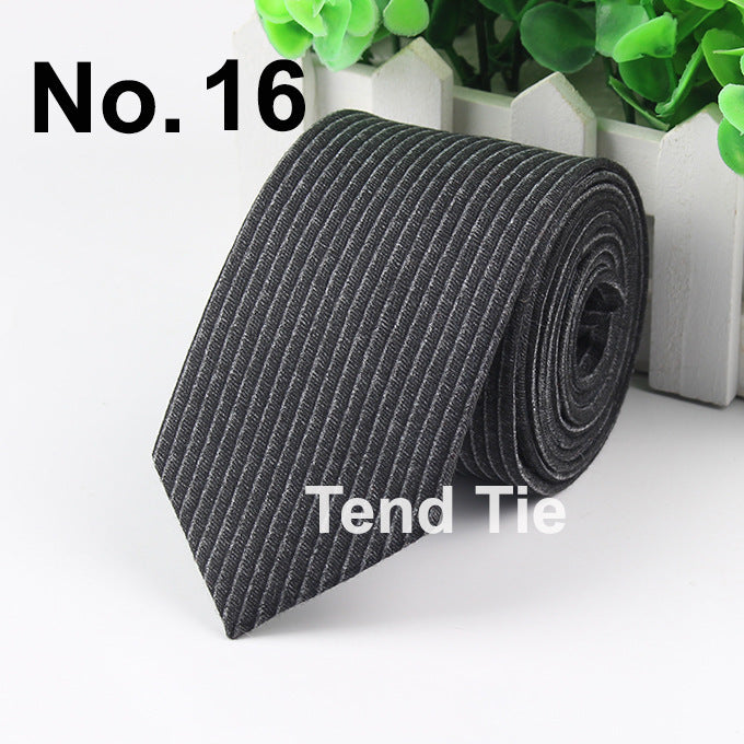 Men's Tie New Ultra-narrow Wool Elegant Atmosphere