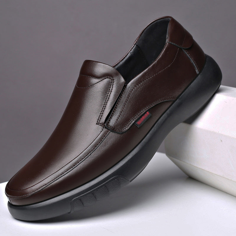 Men’s Spring & Autumn Casual Leather Shoes – Soft Sole Comfort Spring and autumn casual men's leather s | Ectron Online