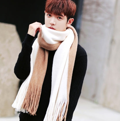 Men Scarves Can Match Colors Fashion Men's Scarves | Ectron Online