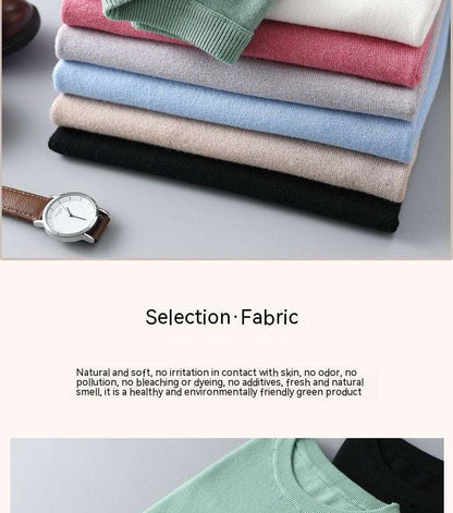 Summer Short Sleeve Men's Round Neck Thin Casual T-shirt Knitwear