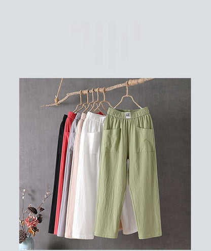 Women's Cotton And Linen Casual Pants