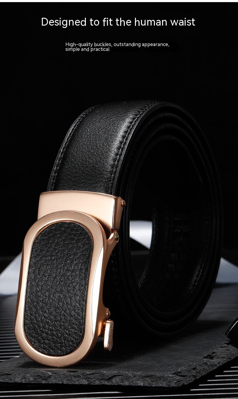 Men's Artificial Leather Comfort Click Belt