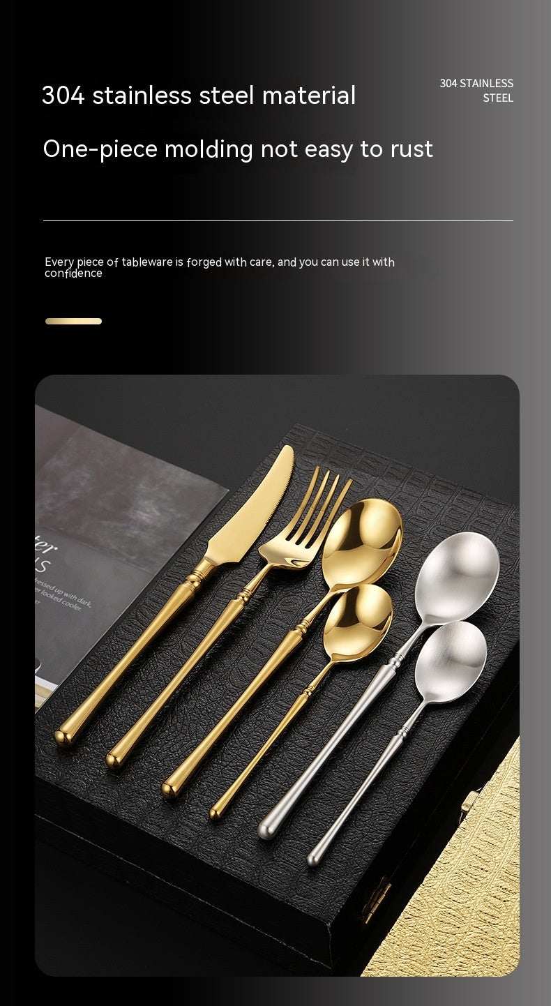 304 Stainless Steel Knife Fork And Spoon Tableware