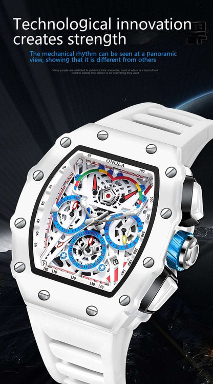 Men's Multifunctional Quartz Watch Multifunctional Fashion Waterproof Quart | Ectron Online