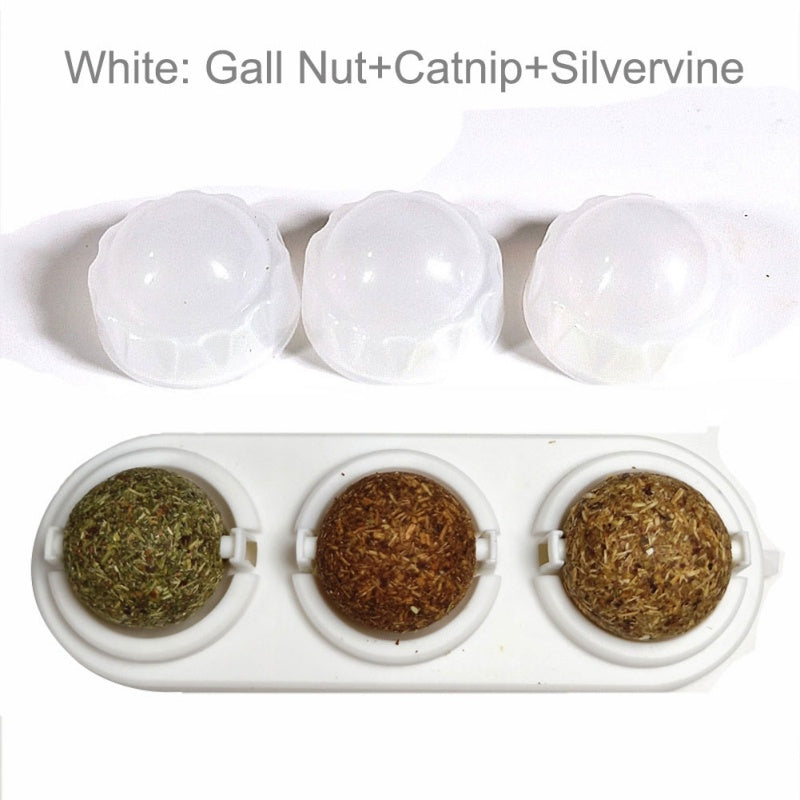 3pcs/lot Self-adhesive Rotated Catnip Lick Ball 3pcs/lot Self-adhesive Rotated Catnip Li | Ectron Online