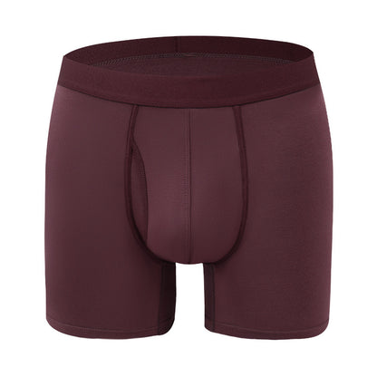 Extended Men's Underwear Bamboo Fiber Sports Breathable Mid Waist