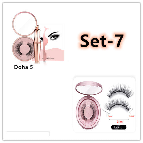 Magnetic Eyeliner & Lash Set – Natural, Long-Lasting with Tweezer Tool Natural Long Lasting Magnetic Liquid Eye | Ectron Online