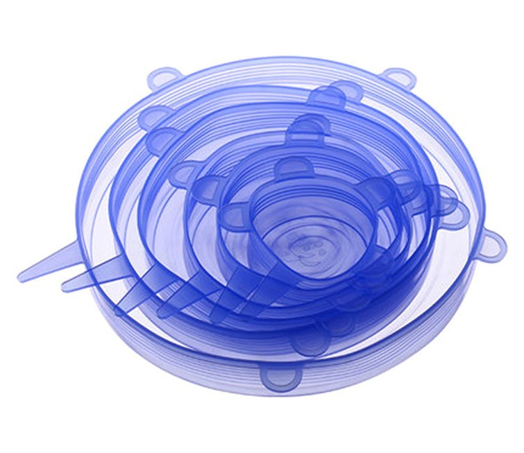 {{ brand }} Stretchable Silicone Freshness Bowl Cover Blue 120G - Multifunctional Stretchable Silicone Freshness Bowl Cover
