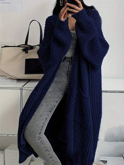 Women's Idle Style Loose Knitted Coat | Thick Oversized Cardigan Idle Style Loose Thick Knitted Coat For | Ectron Online