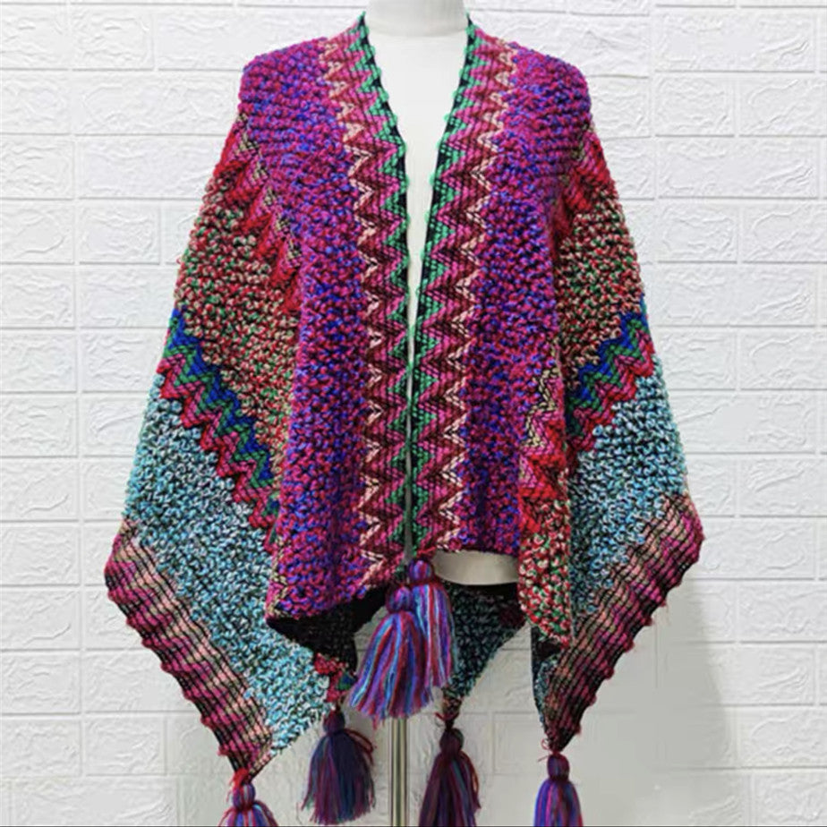 Ethnic Style Shawl Travel Tibet Yunnan Cloak