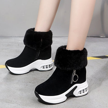 New short tube Mid Heel women's boots in winter