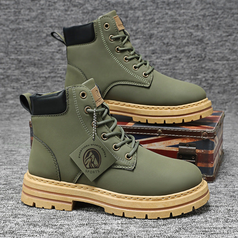 Men's Retro Martin Boots – High-Top Style with Classic Edge Martin Boots Men's Retro High-top | Ectron Online