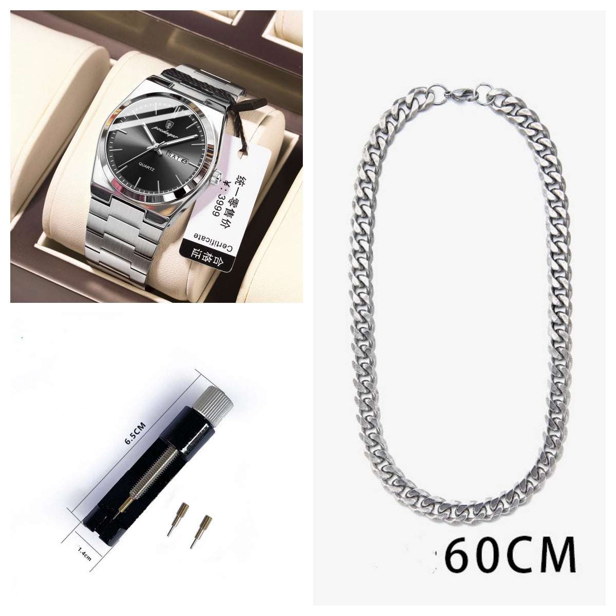 Men's Ultra-Thin Waterproof Watch Ultra-thin Men's Watch Waterproof Lumino | Ectron Online