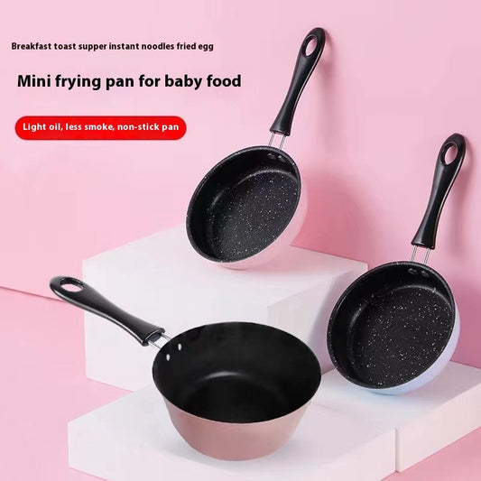 Mini Pan Non-stick Frying Pan Egg Frying Pan Kitchen Candy Toy Real Cooking Children Small Pot