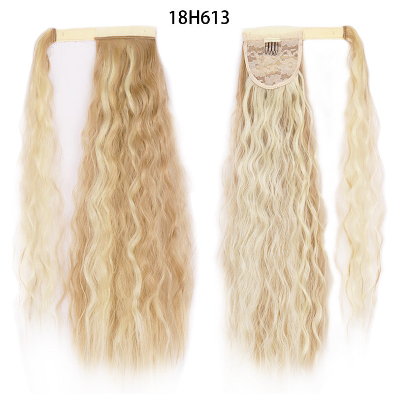 Water Wave Ponytail Wig - Elegant & Easy Style Ponytail Wig Water Wave Velcro Banding C | Ectron Online