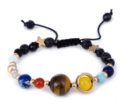 Universe Galaxy Eight Planets Solar Bracelet Brecelets | Ectron Online