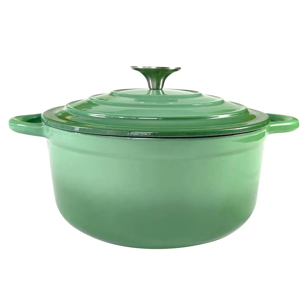 4.5 QT Enamel Cast Iron Dutch Oven - Pot with Lid & Dual Handles