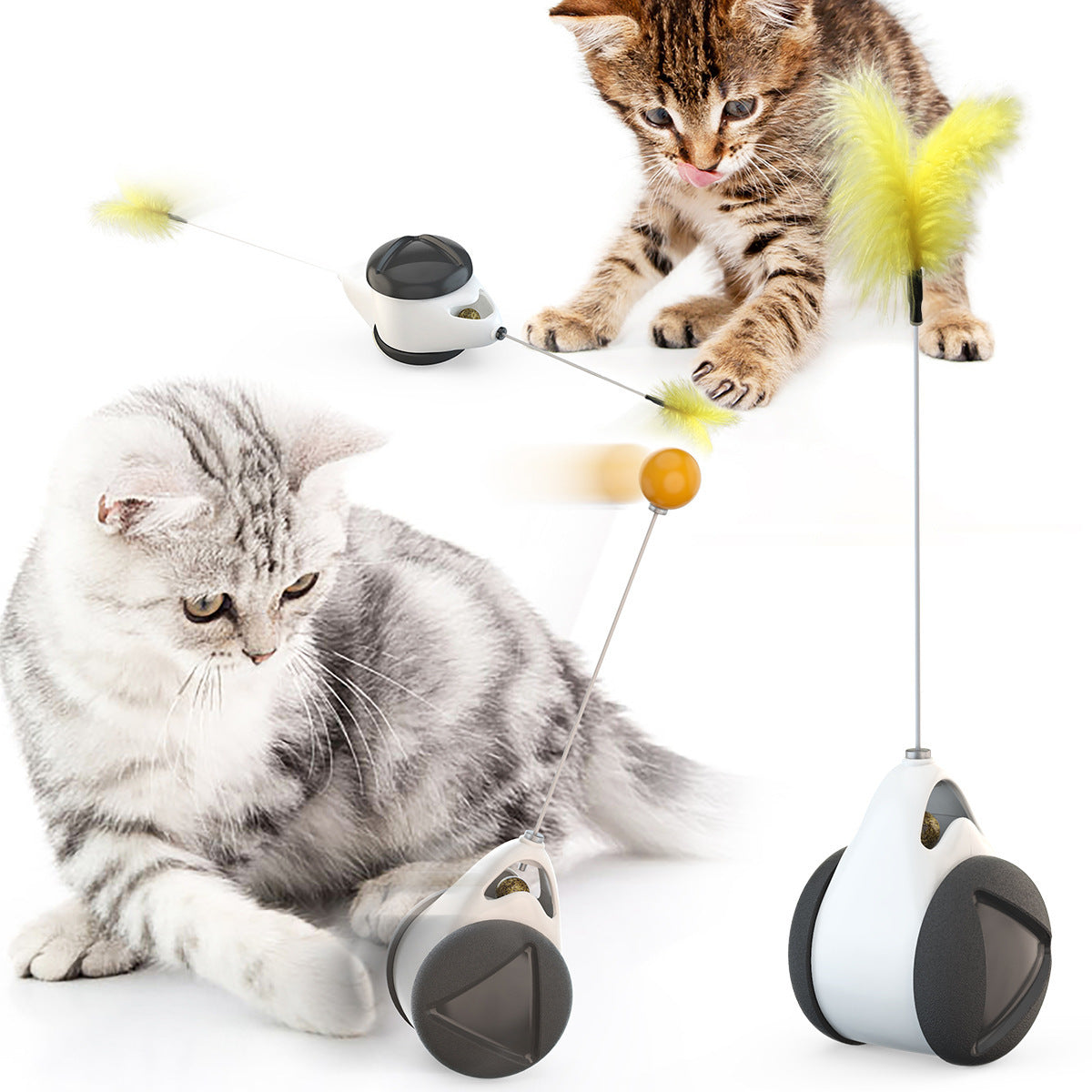 Balance Bobby Car Self-Relieving Tumbler Cat Teaser Balance Bobby Car Relieving Stuffy Self- | Ectron Online