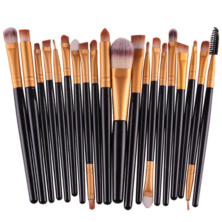 Makeup Brush Set: Powder, Blush & Eyeshadow Brushes Makeup brush set loose powder brush blus | Ectron Online