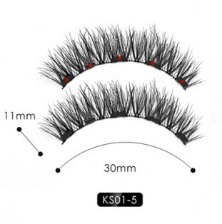 Magnetic Eyeliner & Lash Set – Natural, Long-Lasting with Tweezer Tool Natural Long Lasting Magnetic Liquid Eye | Ectron Online