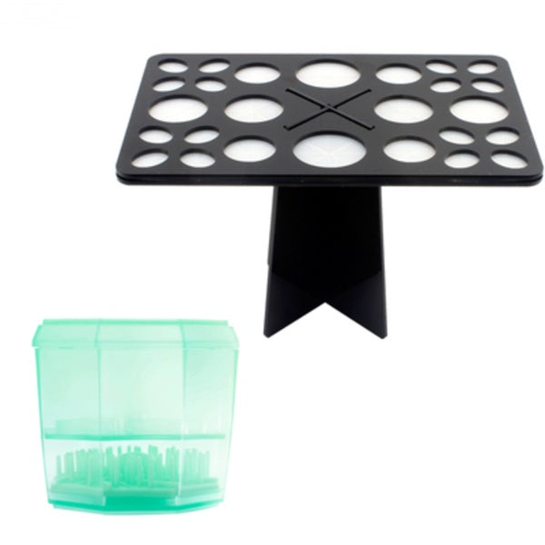 14-Hole Makeup Brush Drying Rack & Stand 14 Hole Make up Brush Set Dry Rack Dryin | Ectron Online