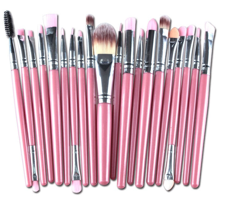 Makeup Brush Set: Powder, Blush & Eyeshadow Brushes Makeup brush set loose powder brush blus | Ectron Online